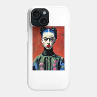 "A painting of "billie e" by Frida Kahlo" Phone Case