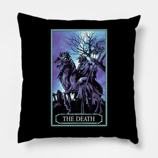 The Death Tarot Card Pillow