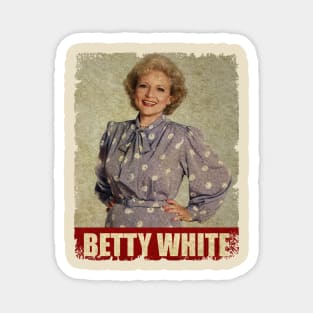 Betty White - NEW RETRO STYLE Magnet