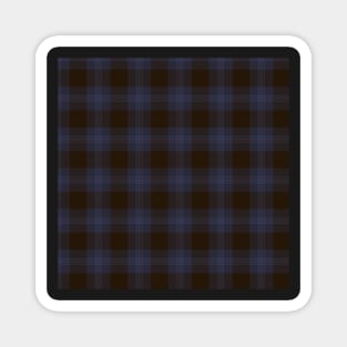 "Zaria" Plaid by Suzy Hager      Blue & Brown Plaid Magnet