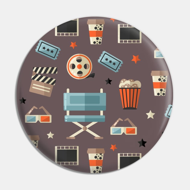 Cinema Retro Colors Pin by Simplulina