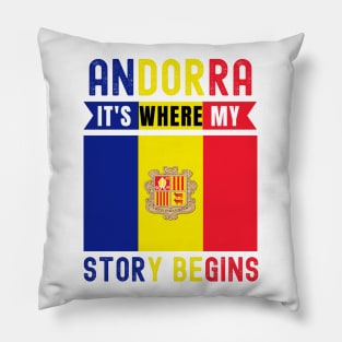 Andorra It's Where My Story Begins Pillow