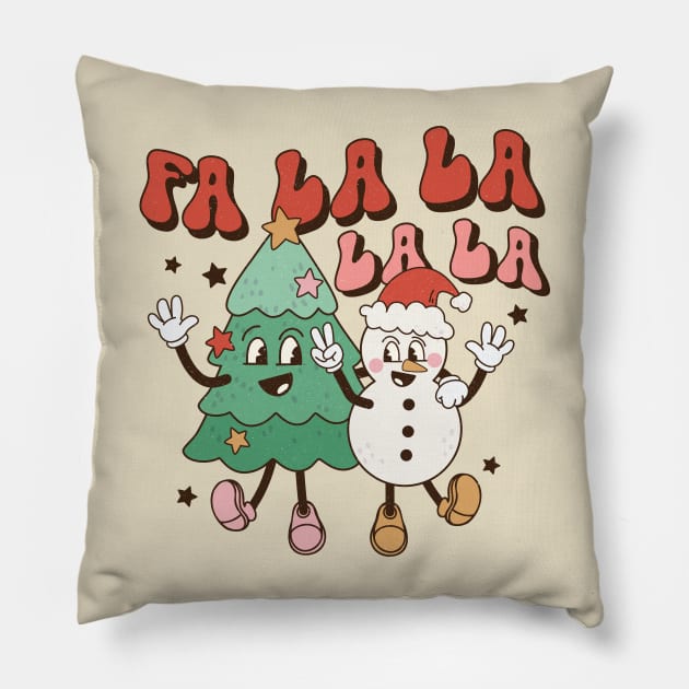 Fa La La La La Pillow by Erin Decker Creative