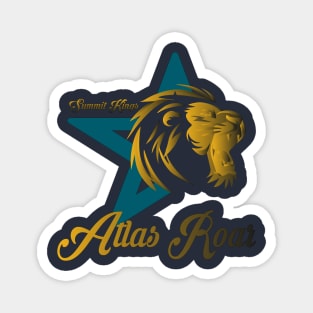 Atlas Lion Pride Moroccan Gift King D 'Atlas Gold Magnet