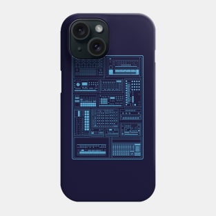 Drum Machine Synth Collection for Electronic Musician Phone Case