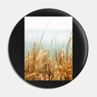 Grass By The Ocean Pin