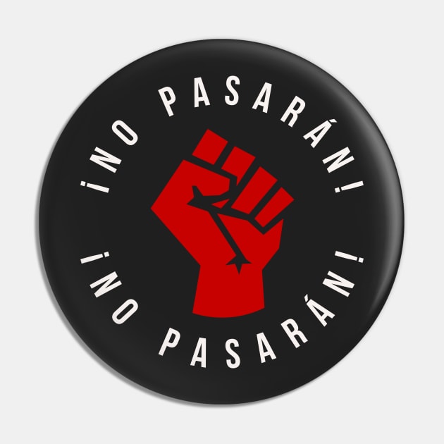 No Pasaran Pin by n23tees