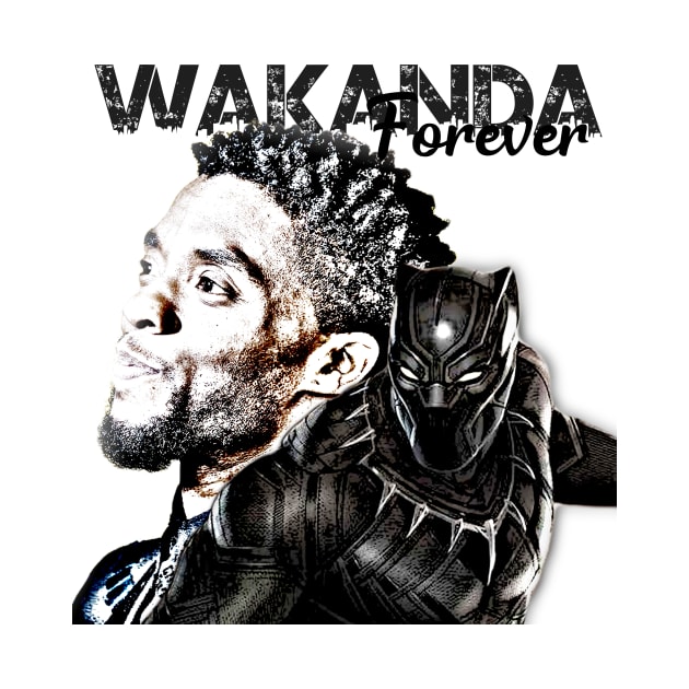 Black Panther Wakanda Forever by FunnyBearCl