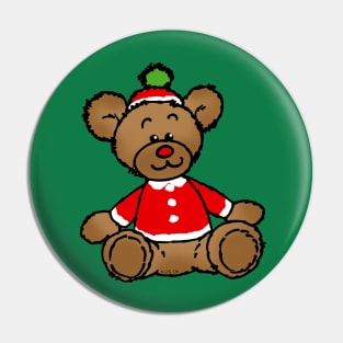 Christmas teddy bear toy Pin