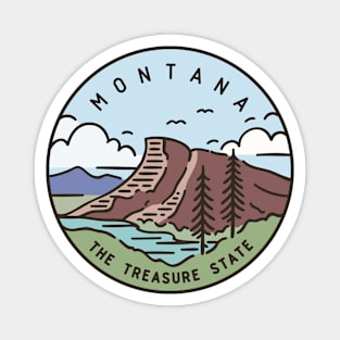 Montana Mountains Magnet