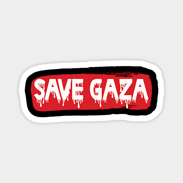 SAVE GAZA Magnet by IKAT