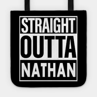 Nathan Name Straight Outta Nathan Tote