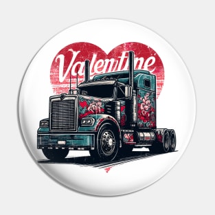 Valentine truck Pin