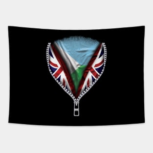 Djiboutian Flag  Djibouti Flag zipped British Flag - Gift for Djiboutian From Djibouti Tapestry