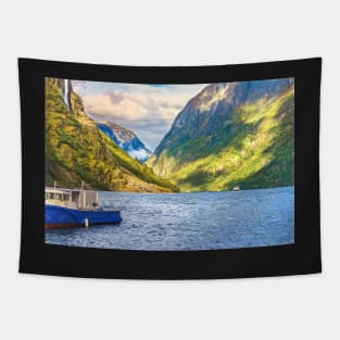 Sightseeing on The Næroyfjord Tapestry