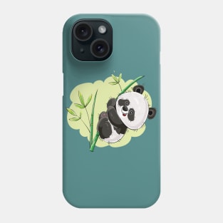 panda kid Phone Case