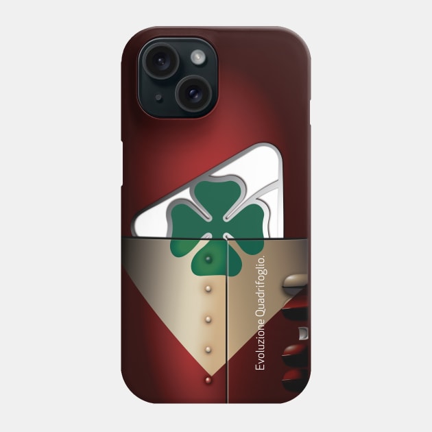 Alfa Romeo Quadrifoglio Evolution Phone Case by fmDisegno