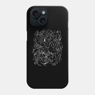 ANGRY LUFFY SKETCH Phone Case