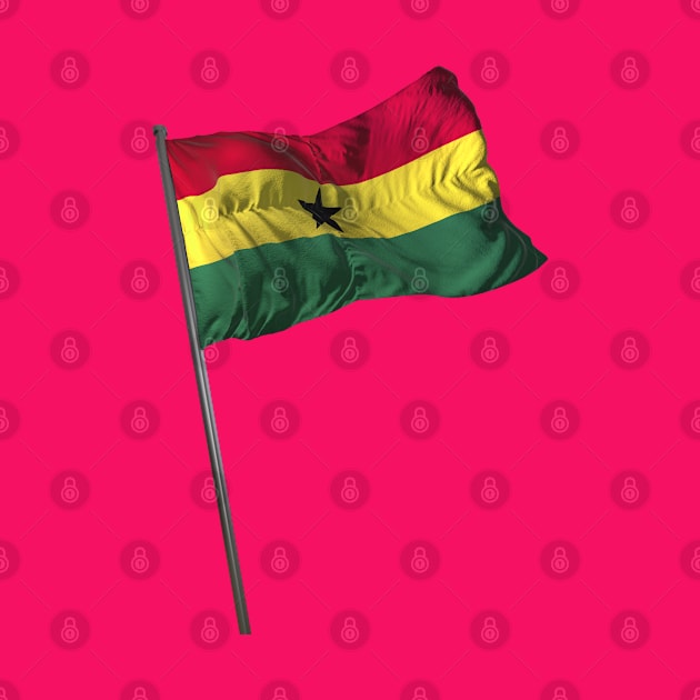 Ghana Flag by Awarrie