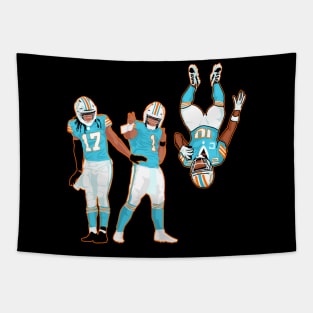 tua tagovailoa x jaylen waddle x tyreek hill Tapestry