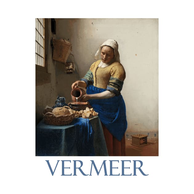 The Milkmaid (The Kitchen Maid) by Johannes Vermeer by Naves