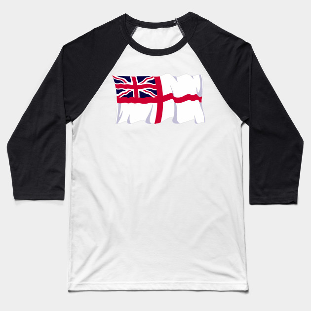 British Naval Ensign Ensign Of The Royal Navy Baseball T Shirt