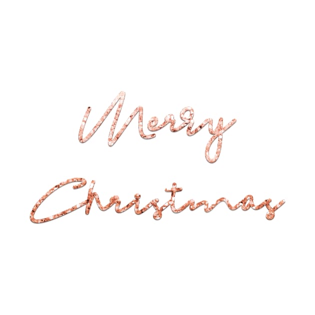 Merry Christmas - rose gold by RoseAesthetic