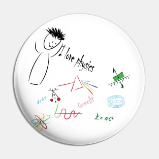 Love physics Pin