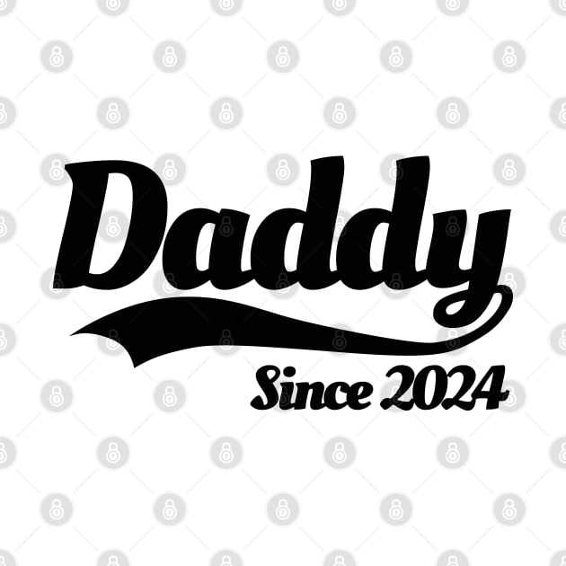 Daddy since 2024 father pregnancy pregnant baby by LaundryFactory