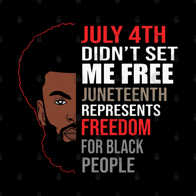 Juneteenth, Celebrate Juneteenth, Black Man, Black Lives Matter by UrbanLifeApparel