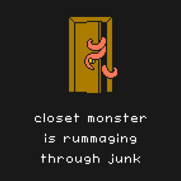 Unlikely Monsters - Closet Monster by knitetgantt