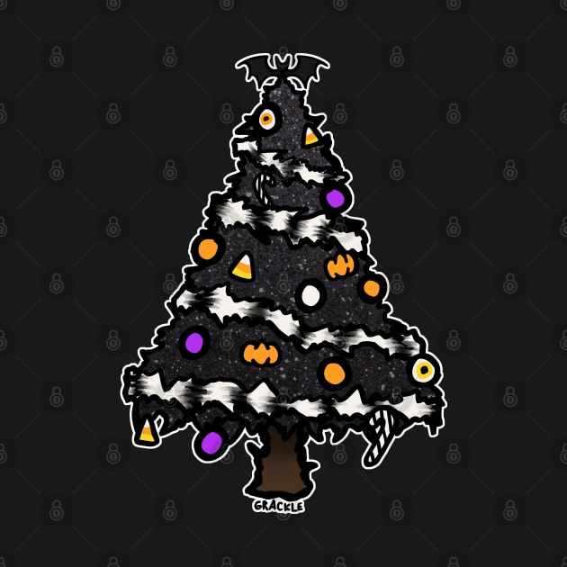 Creepy Christmas Tree by Jan Grackle