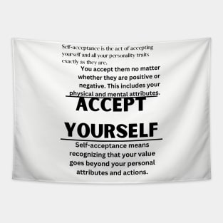 ACCEPT YOURSELF QUOTES Tapestry