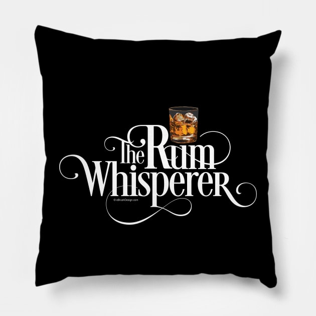 The Rum Whisperer Pillow by eBrushDesign