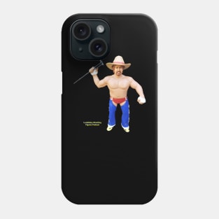 LeJeNdary Wrestling Figures Podcast Blue Chaps Phone Case