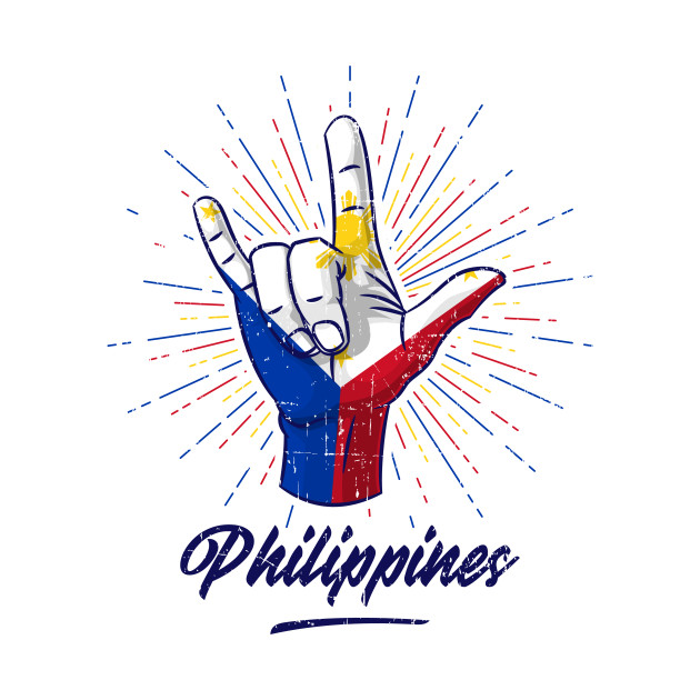 I Love You Philippines Hand Gesture Cute Gift Women Men Philippines