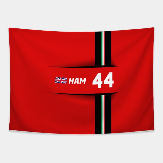 F1 2025 - #44 Hamilton [early] Tapestry by sednoid