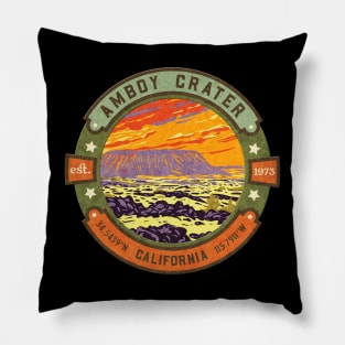 Amboy Crater California Pillow