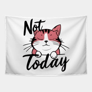 Not Today Napping Kitty Tapestry