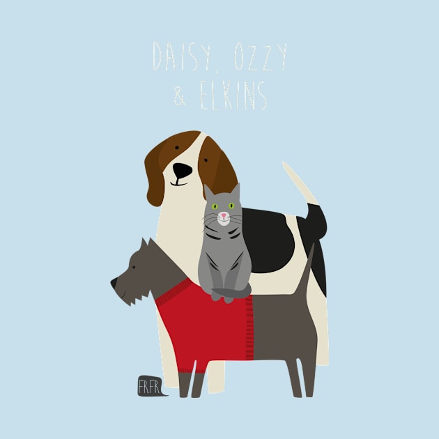 Daisy, Ozzy & Elkins by FrFr