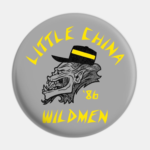 Little China Wildmen Pin by GiMETZCO!