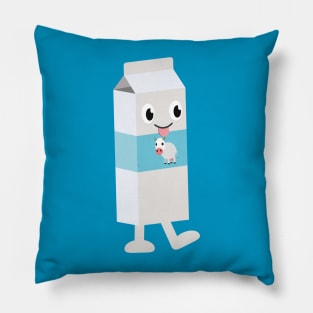 Silly milk box Pillow