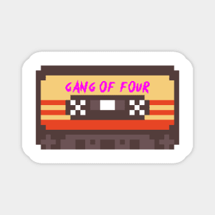 Gang Of Four 8bit cassette Magnet