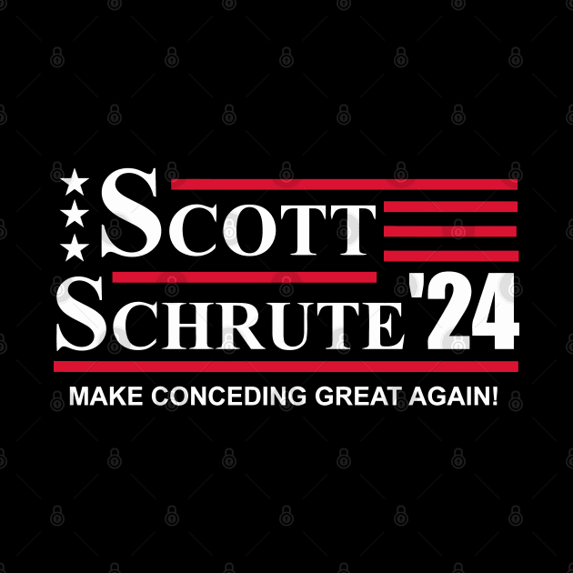 Scott Schrute 2024 - Make Conceding Great Again by johnoconnorart