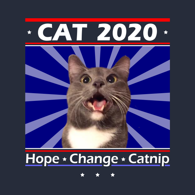 Cat for President 2020! Hope Change Catnip! - Cat ...