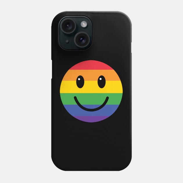 Rainbow Smiley Face Phone Case by SuperrSunday