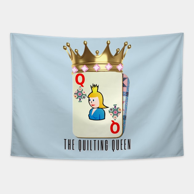The Quilting Queen Tapestry by DadOfMo Designs
