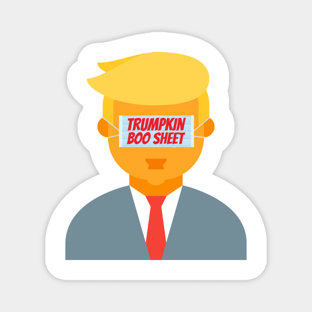 Trumpkin Boo Sheet Mask Magnet by LadyKimberly