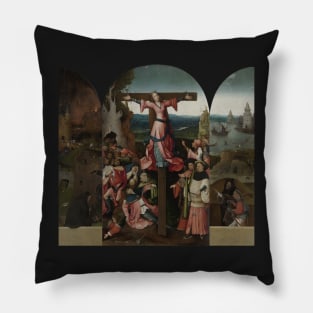 The Crucifixion of St Julia - Hieronymus Bosch Pillow