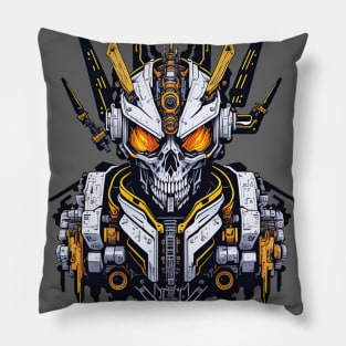 Mecha Skull S02 D50 Pillow